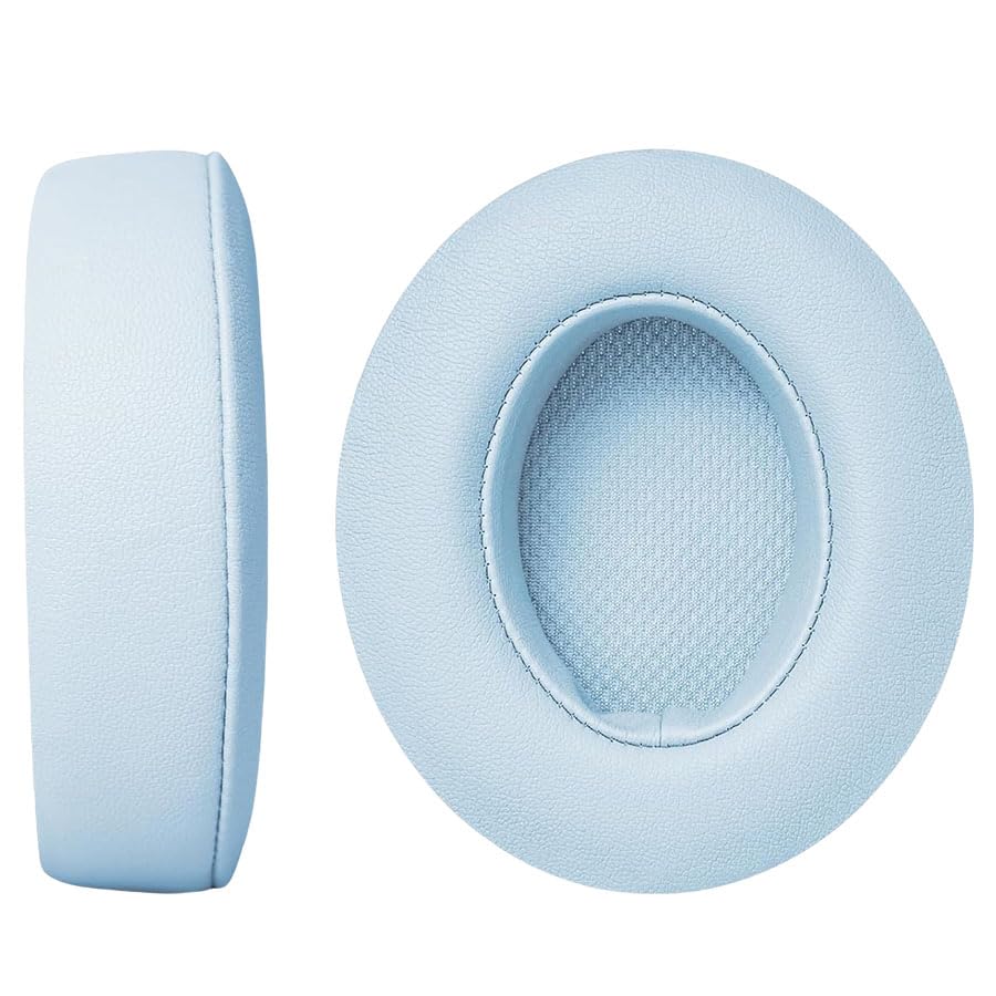 Replacement Ear Pads for Studio 2 & 3 Headphones Ear Cushions Headset Earpads Ear Cups Cover with Soft Protein Leather(Studio 3-Crystal Blue) - color: Studio 3-Crystal Blue