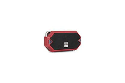 Altec Lansing - HydraMini Wireless Bluetooth Speaker, IP67 Waterproof USB C Rechargeable Battery with 6 Hours Playtime, Compact, Shockproof, Snowproof, Everything Proof (True Red) - color: Red