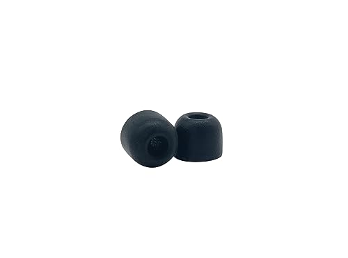 Shure Comply Foam Sleeves 100 Series - Replacement Memory Foam Tips for Shure Sound Isolating Earphones - 6 Pack (3 Pairs), Medium (EACYF1-6M) - size: Medium