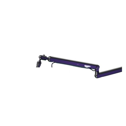 Adjustable Low-profile Arm Microphone Stand With Cable Managment/Desk Mount, Suspension Boom(Black) - color: Black