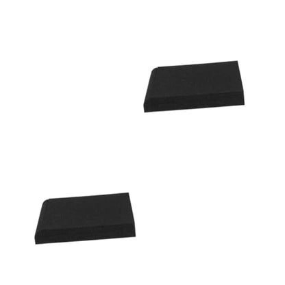 2pcs Loudspeaker Isolation Pad High-density Shock-absorption Cushion for Improved Sound Clarity and Dampening Compact Design for Studio Monitors and Home