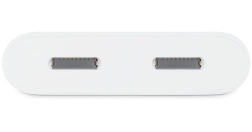 Belkin Lightning Audio + Charge Rockstar, iPhone Lightning Audio Adapter- White | Headphone jack plus Lightning charging pass-through, MFi certified, compatible with iPhone, compact travel adapter - color: White, size: Lightning, style: LGT Audio + LGT Ch