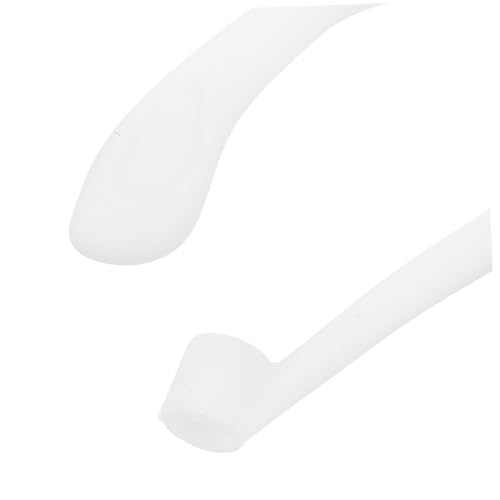 TEHAUX 1pair Silicone Anti-Slip Ear Hooks for Earbuds Comfortable Fit for Running Jogging Cycling and Gym Use Compatible Earphones
