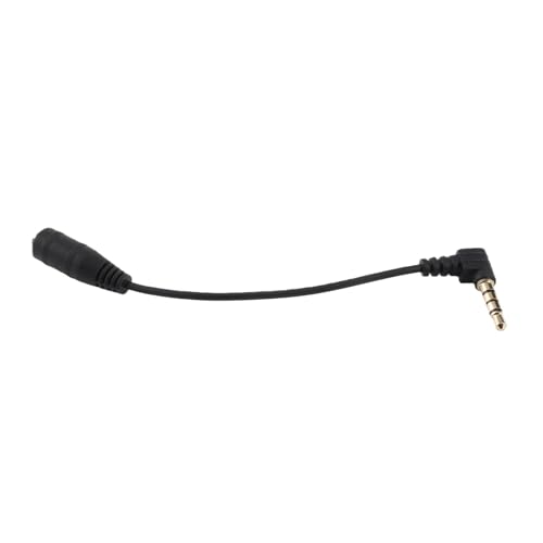 VBESTLIFE 3.5mm Earphone Headphone Adapter, to Converter Cable for Gaming Headset, Audio Jack Splitter with Microphone Support for Smartphone Tablet PC, 4-Pole Stereo Mono Combo