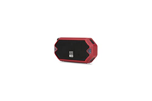 Altec Lansing - HydraMini Wireless Bluetooth Speaker, IP67 Waterproof USB C Rechargeable Battery with 6 Hours Playtime, Compact, Shockproof, Snowproof, Everything Proof (True Red) - color: Red