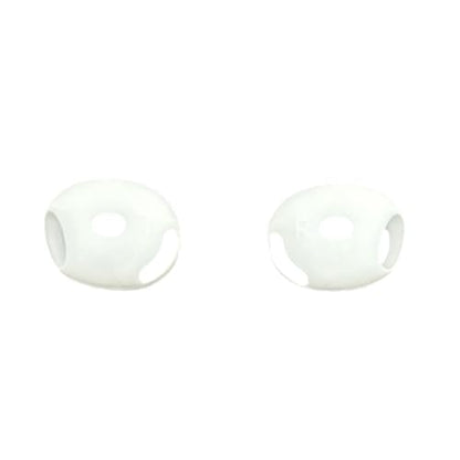 Protective Cover Ear Tips Case for Dedicated Earbuds Soft Silicone Sleeve Perfectly Fit Scratch Resistance Shock - color: White