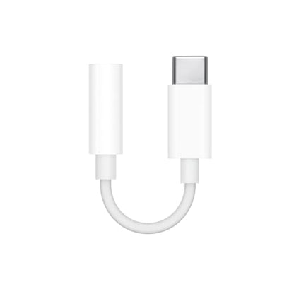 Apple USB-C to 3.5 mm Headphone Jack Adapter | USB-C to 3.5mm Headphone Jack Adapter with white finish for audio, music and calls