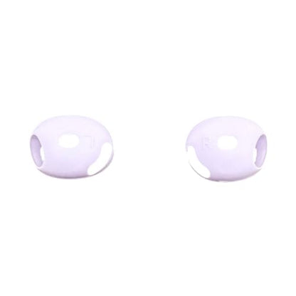 1 Pair Thin Silicone Protective Case for Dedicated Generation Wireless Earbuds Lightweight Nonslip Design - color: Purple
