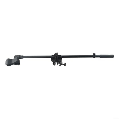 Adjustable Microphone Stand Boom Arm Mount With Holder Extension Bracket 360 Degree Rotating Desktop Mic Stand Clip For Studio Broadcasting Recording Live Streaming 55CM Length(Mic Clip B) - size: Mic Clip B