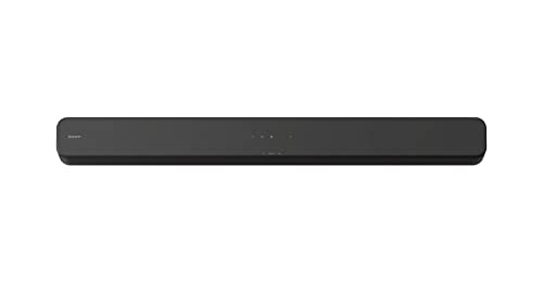Sony S100F 2.0ch Soundbar with Bass Reflex Speaker, Integrated Tweeter and Bluetooth, (HTS100F), easy setup, compact, home office use with clear sound black | Bass Reflex Speaker, Integrated Tweeter, Clear Sound, Easy HDMI ARC setup, S-Force Front Surroun