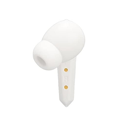 Keenso Low Latency Gaming Earbuds with Mic Wireless Headphones, Rich Bass, 5.2 Technology for Gaming Enthusiasts, ABS Material (White) - color: White