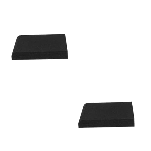 2pcs Loudspeaker Isolation Pad High-density Shock-absorption Cushion for Improved Sound Clarity and Dampening Compact Design for Studio Monitors and Home