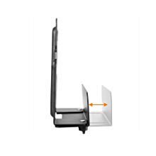 Mount Plus MP-06-02 Cable Box Mount, Modem Mount | Adjustable Wall Mount for Small and Wide Devices | Media Players, Cable Boxes, Modems, DVD Players | Game Console (Wide) - size: 1 Pack Wide