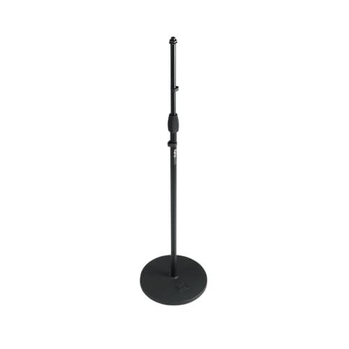 Gator Frameworks Microphone Stand with 12" Weighted Base and Soft Grip Twist Clutch Height Adjustment, (GFW-MIC-1200) - style: 12" Weighted Base