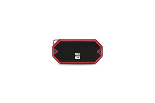 Altec Lansing - HydraMini Wireless Bluetooth Speaker, IP67 Waterproof USB C Rechargeable Battery with 6 Hours Playtime, Compact, Shockproof, Snowproof, Everything Proof (True Red) - color: Red