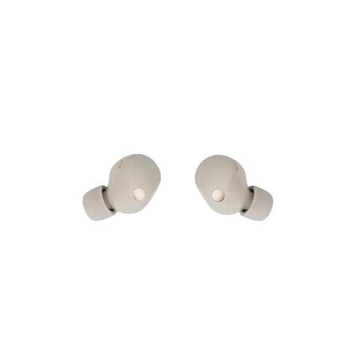 Sony WF-1000XM5 True Wireless Noise Canceling Earbuds (Silver) Hi-Res Audio, Bluetooth 5.3, Adaptive ANC, Built-in Microphone with Goby Labs Cleaner and Microfiber Cloth Bundle - color: Silver