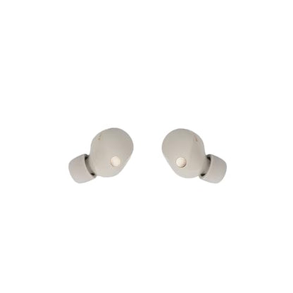 Sony WF-1000XM5 True Wireless Noise Canceling Earbuds (Silver) Hi-Res Audio, Bluetooth 5.3, Adaptive ANC, Built-in Microphone with Goby Labs Cleaner and Microfiber Cloth Bundle - color: Silver