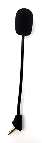 TNE 2 Pack Replacement Game Mic Microphone Boom for 2nd Version Wired Kingston HyperX Cloud 2 II Cloud Core Cloud Pro CloudX PS4 Xbox One Nintendo Switch Computer PC Gaming Headsets - style: Straight