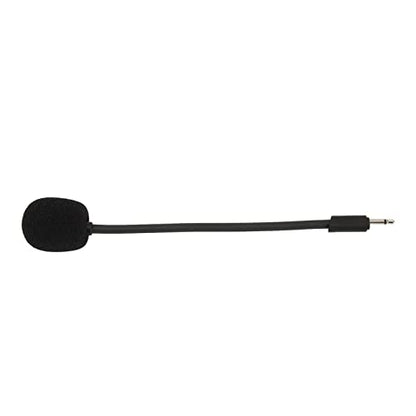 Game Mic Replacement for Gaming Headsets, Noise Cancelling Sponge, Adjustable Microphone Arm, 2.5mm Detachable Boom Microphone