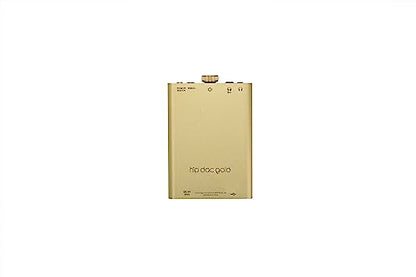 iFi Hip-dac2 Gold Edition - Portable Balanced DAC Headphone Amplifier for Android, iPhone with USB Input Only/Outputs: 3.5mm Unbalanced / 4.4mm Balanced – MQA Decoder - color: Gold
