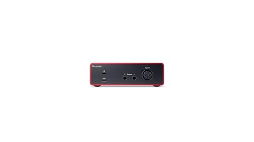 Focusrite Scarlett Solo Studio 4th Gen USB Audio Interface Bundle for the Songwriter, Guitarist or Vocalist with Condenser Microphone and Headphones for Recording, Songwriting, and Podcasting | 1 XLR Mic Preamp, 1 Hi-Z Instrument Input, 24-Bit/192kHz, 120