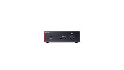 Focusrite Scarlett Solo Studio 4th Gen USB Audio Interface Bundle for the Songwriter, Guitarist or Vocalist with Condenser Microphone and Headphones for Recording, Songwriting, and Podcasting | 1 XLR Mic Preamp, 1 Hi-Z Instrument Input, 24-Bit/192kHz, 120