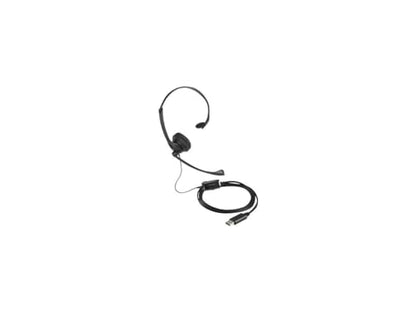 Kensington USB Mono Headset with Mic and Volume Control, Single Ear (Monaural) Headset with Boom Mic (K80100WW)