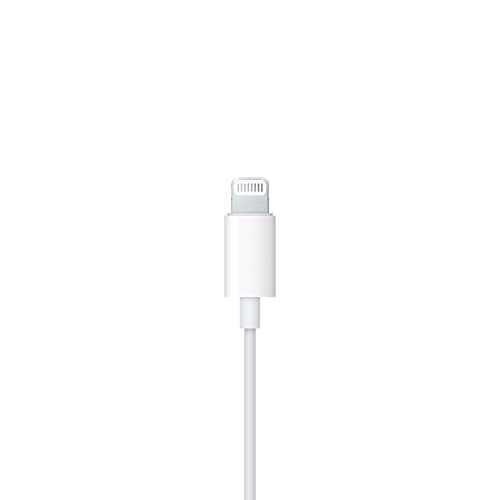 Apple EarPods Headphones with Lightning Connector, Wired Ear Buds for iPhone with Built-in Remote to Control Music, Phone Calls, and Volume | Lightning connector with in-line controller and microphone for music, video playback and phone calls - style: Lig