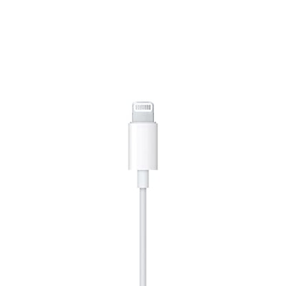 Apple EarPods Headphones with Lightning Connector, Wired Ear Buds for iPhone with Built-in Remote to Control Music, Phone Calls, and Volume | Lightning connector with in-line controller and microphone for music, video playback and phone calls - style: Lig