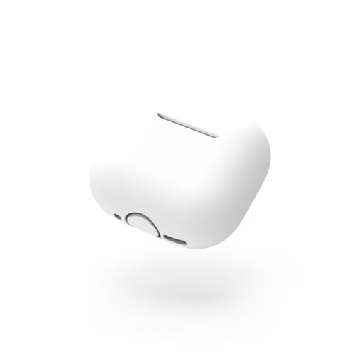 Thin Silicone Cover Effect Design Earbud Case Smooth Charging Silicone Protector for Earbuds Snug Case with Design - color: Dark Green