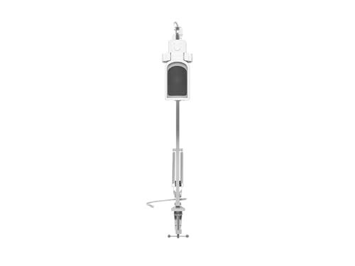 Genesis Radium 251 USB Gaming Microphone with 5 Arm - Condenser, 192kHz/24bit, RGB Illumination, Pop Filter, Gain Dimmer, Silent Button, Real-Time Monitoring, Plug & Play for PC - style: Radium 251 White