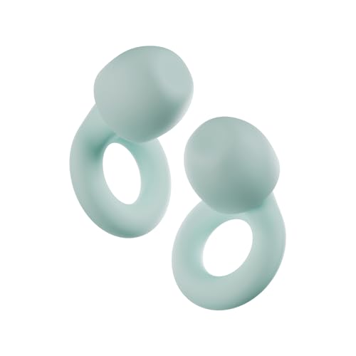 Loop Quiet 2 Ear Plugs - Ultra-Comfy Reusable Hearing Protection for Sleep | 24dB SNR noise reduction. Flexible, customizable fit. Reusable & washable. For deep focus, travel, noise sensitivity - color: Mint