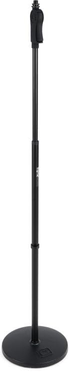 Gator Frameworks Microphone Stand with 10" Weighted Base and Deluxe Soft Grip Squeeze Height Adjustment, (GFW-MIC-1001) - style: 10" Weighted Base - Deluxe Height Adjust