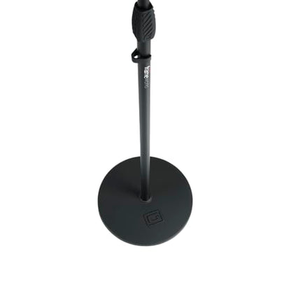 Gator Frameworks Microphone Stand with 12" Weighted Base and Soft Grip Twist Clutch Height Adjustment, (GFW-MIC-1200) - style: 12" Weighted Base