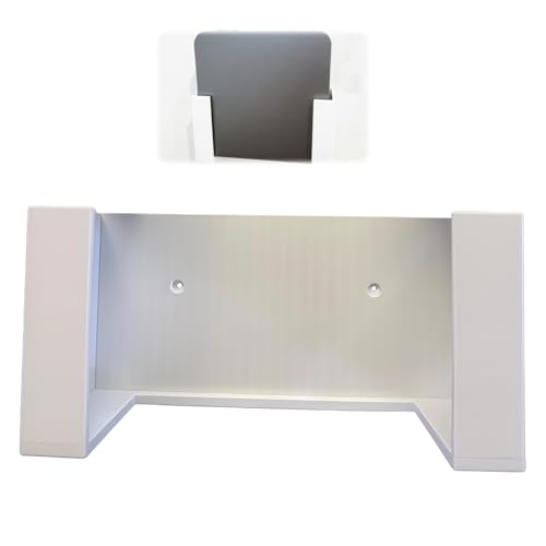 Wall Mount Bracket Compatible with WiiM Amp Audio Amplifier, Space-Saving Audio Receiver Holder, Secure Home Audio System Wall Installation Stand for Media Setup