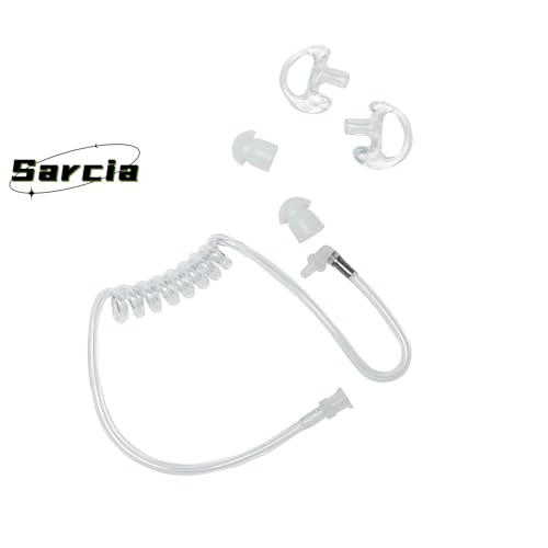 Earpiece Headset MIC PTT 2 Pin for Motorola CP200 CP200D CP185 CP100d CLS1410 CLS1110 RDM2070d DTR650 dlr1060 dlr1020 bc130 Mag One Bpr40 M1 R2 walkie Talkie 2 Way Radio with Acoustic Tube