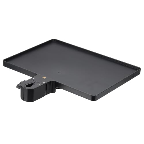 Microphone Stand Tray 10.8x8.1in Plastic Tray Black - color: Black, size: 10.8x8.1in