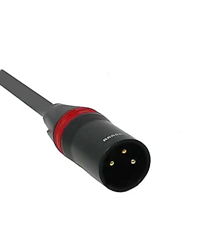 1/4 Inch TRS Right Angle to XLR Male Cable, 3 Feet | 2 Pack - size: 3 Ft 2 Pack