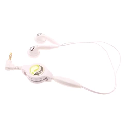 Retractable Earphones Headphones Hands-Free Compatible with T-Mobile REVVL 7/7 PRO 5G, Headset 3.5mm w Mic Earbuds Earpieces Microphone