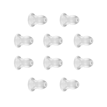 Replacement Silicone Mushroom Earbud Nipple EarTips for Acoustic Tube Earpieces (Small) - size: Small