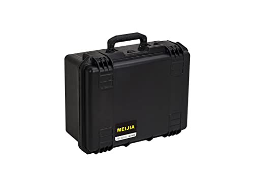 MEIJIA Premium Waterproof Hard Camera Case,Hard Protective Case with customizable fit foam,Full Protection with Light&Convenient Design,Elegant Black (19.3"x15.25"x9.01") - size: 19.3"x15.25"x9.01"