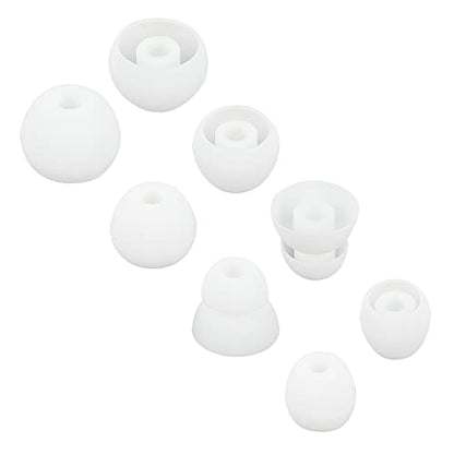 Replacement Silicone Ear Tips Earbuds Buds Set Compatible with Powerbeats Pro Beats Wireless Earphone Headphones,4 Pairs（White） - color: White