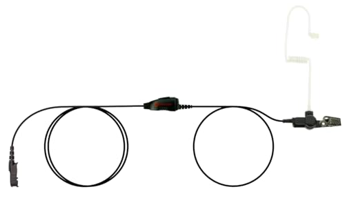 EH Acoustic Tube Earpiece/Headset with PTT and Mic Surveillance Kit for Motorola R5 XPR3300 XPR3500 XPR3000 walkie Talkie radios. One-Wire T-Series™ Headset. - style: For Motorola R5 XPR3300 XPR3500 radios