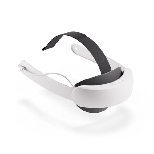 Meta Quest Elite Strap with Battery — Works with Meta Quest 3/3S — Up to 2 Extra Hours Playtime — Premium Comfort and Weight Distribution — Adjustable, Ergonomic Fit - style: Elite Strap with Battery