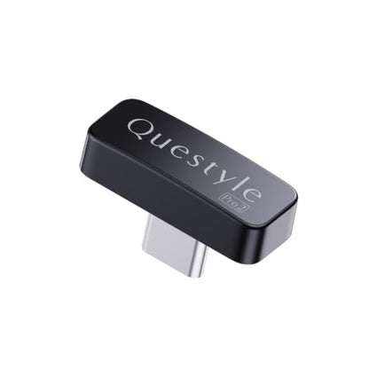 Questyle QCC Dongle Pro2 [MFi Certified] USB-C Bluetooth 6.1 Audio Adapter | Bluetooth Transmitter with LE Audio, LDAC,LHDC,aptX Lossless&aptX-Adaptive,Auracast, Wireless Dongle for PS5/Headphones/PC