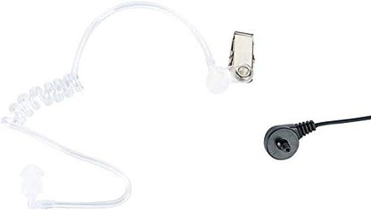 Caroo Walkie Talkie 2.5mm Earpiece,2 Pack 1 Pin Covert Acoustic Tube Earpieces Headset with PTT Mic for Motorola Talkabout MH230R MR350R T200 T200TP T260 T260TP T600 MT350R Two Way Radio