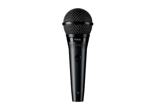 Shure PGA58 Dynamic Microphone - Handheld Mic for Vocals with Cardioid Pick-up Pattern, Discrete On/Off Switch, 3-pin XLR Connector, 15' XLR-to-QTR Cable, Stand Adapter and Zipper Pouch (PGA58-QTR) - style: 15' XLR to 1/4-inch (6.35 mm) phone plug