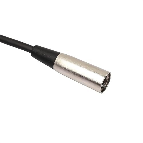 Elecbee Microphone Cable XLR 3-Pin Male to 1/4 Inch (6.35mm) Male Plug TRS Microphone Audio Cable Audio Connector for Amplifiers Instrument 30cm（11.8inch）