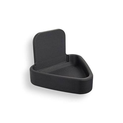 Wall Mount Cradle for OontZ Angle 3 Bluetooth Speaker – Includes Genuine 3M Command Strips, No-Drill Adhesive Holder for Walls, Mirrors, Tile & Glass – Space-Saving Bracket (Speaker Not Included)