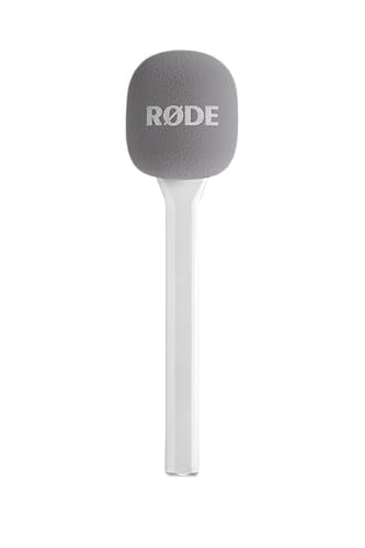 RØDE Interview GO Handheld Adaptor for RØDE Wireless Microphones (White) - color: White